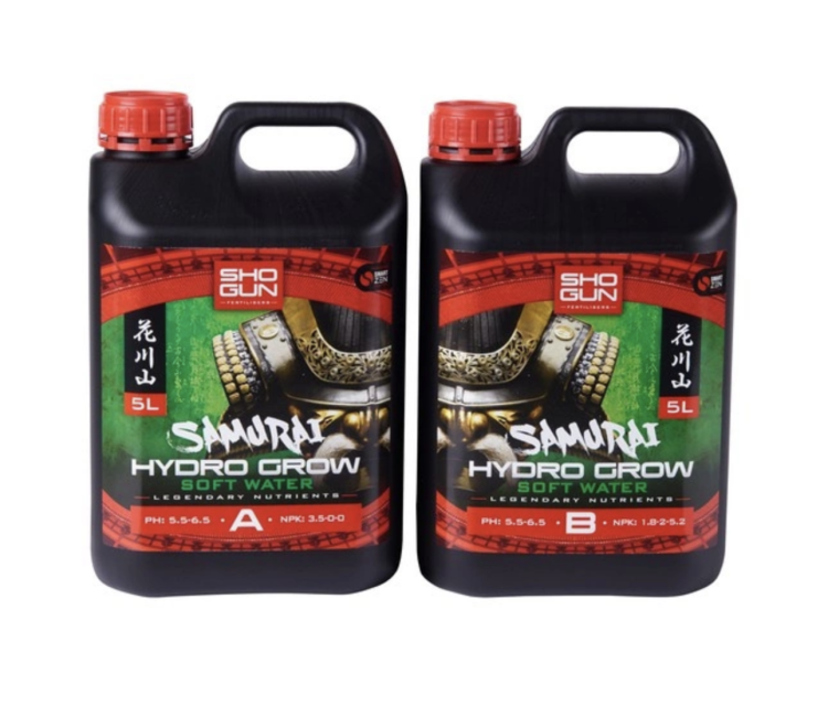 ogun Hydro Grow Soft Water A i B – Nawóz do Hydroponiki na Wzrost2 x 10L