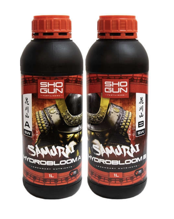 Shogun Hydro Bloom Hard Water A i B – Nawóz na Kwitnienie do Hydroponiki 2x1L