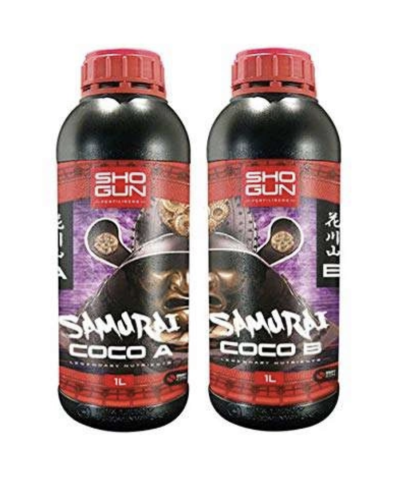 Shogun Samurai Coco A+B 2x1L – Nawóz Bazowy do Uprawy w Kokosie