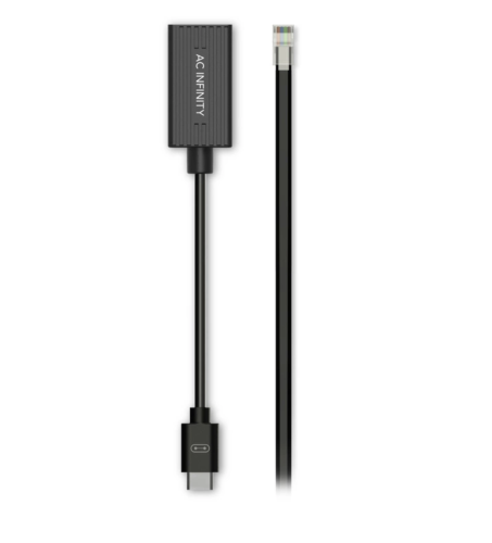 Adapter oświetleniowy ADL7 UIS™ Typu A AC Infinity – Podłącz lampy ze złączem RJ11/RJ12 do kontrolerów UIS™ wifi