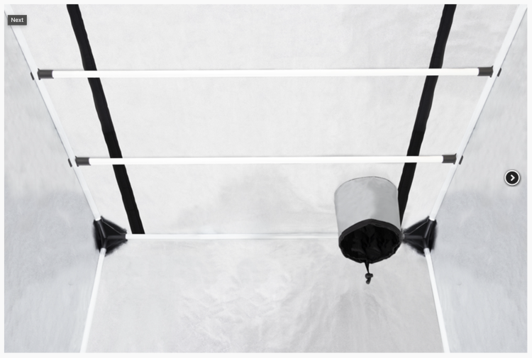 Namioty do uprawy roślin PROBOX + Ecopro Growbox Growtent wnetrze rurki