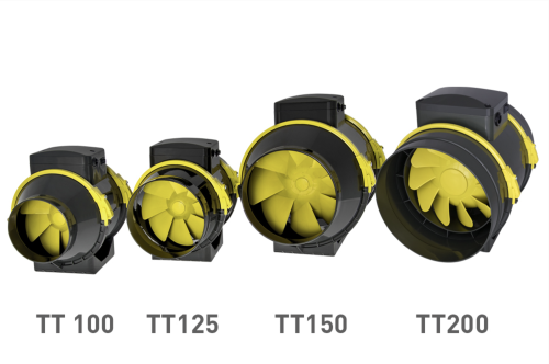 Wentylator kanałowy z 2 prędkościami 100-200 mm TT zdjęcie 2