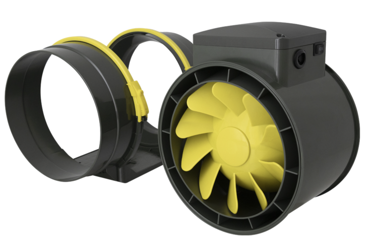 Wentylator kanałowy z 2 prędkościami 100-200 mm TT zdjęcie 7