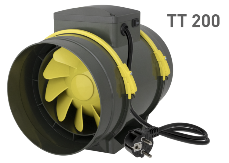 Wentylator kanałowy z 2 prędkościami 100-200 mm TT zdjęcie 8