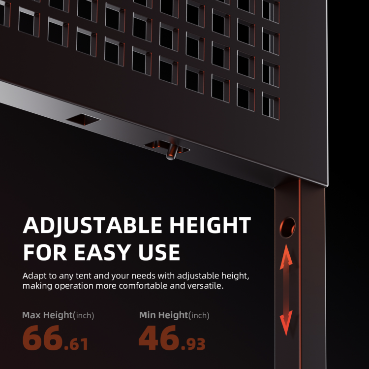 Spider Farmer GGS Gear Board – Tablica Montażowa Organizacja Sprzętu do Growboxa łatwe w użyciu