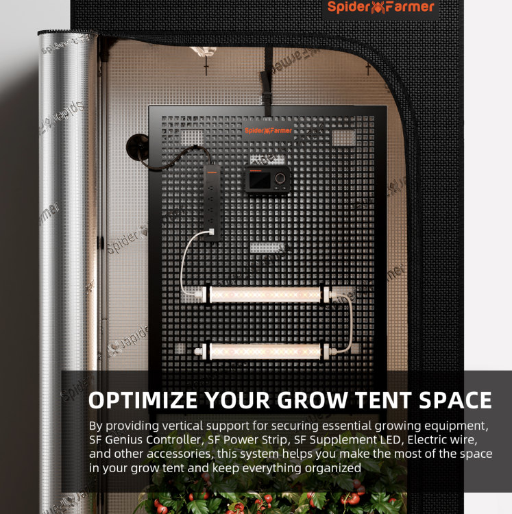 Spider Farmer GGS Gear Board – Tablica Montażowa Organizacja Sprzętu do Growboxa growtent