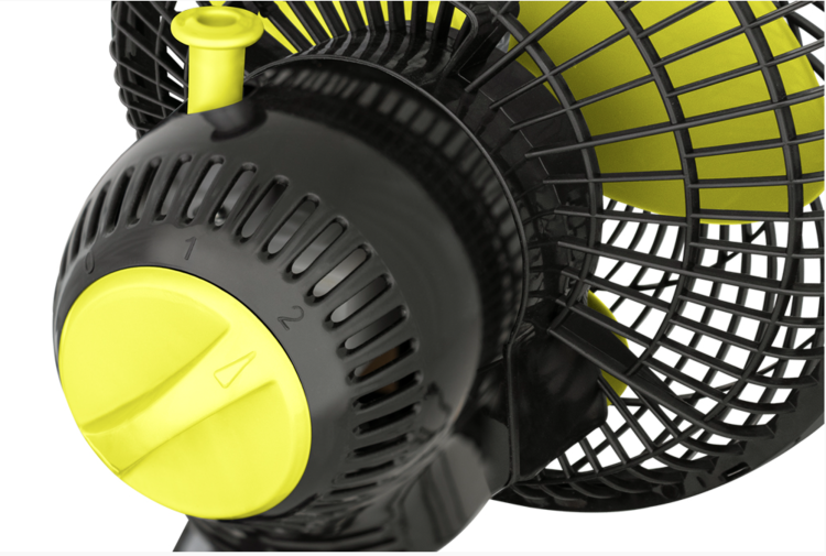 Oscylacyjny wentylator mieszający klipsowy Garden Highpro PRO FAN 20W tył
