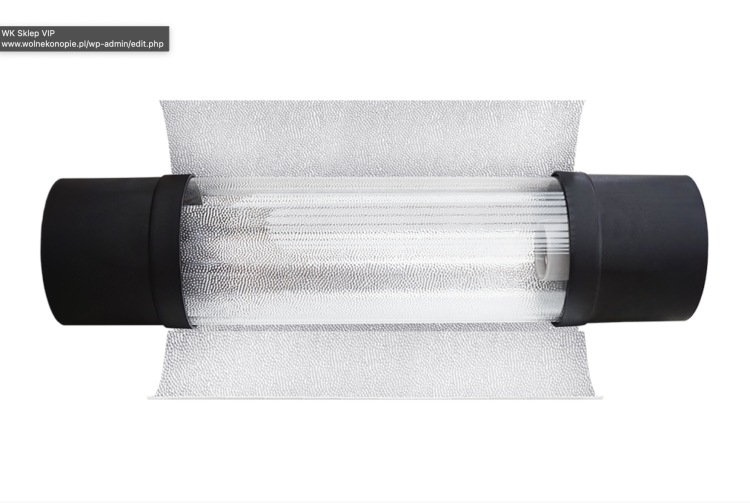 Reflektor Cooltube PROTUBE 125mm i 150mm – wentylowany odbłyśnik do lamp HPS/MH skrzydla pearl