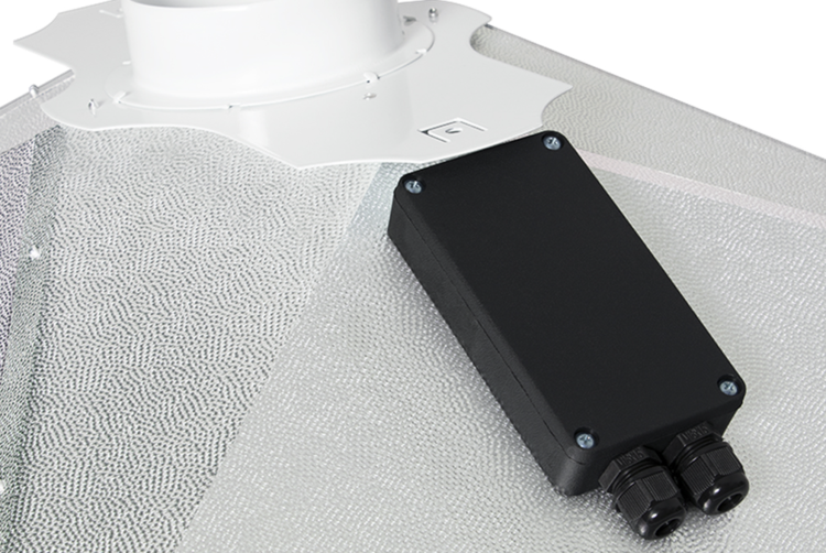 Wentylowany reflektor Indoor Matrix – odbłyśnik do HPS/MH 400-1000W opakowanie kostka na kable