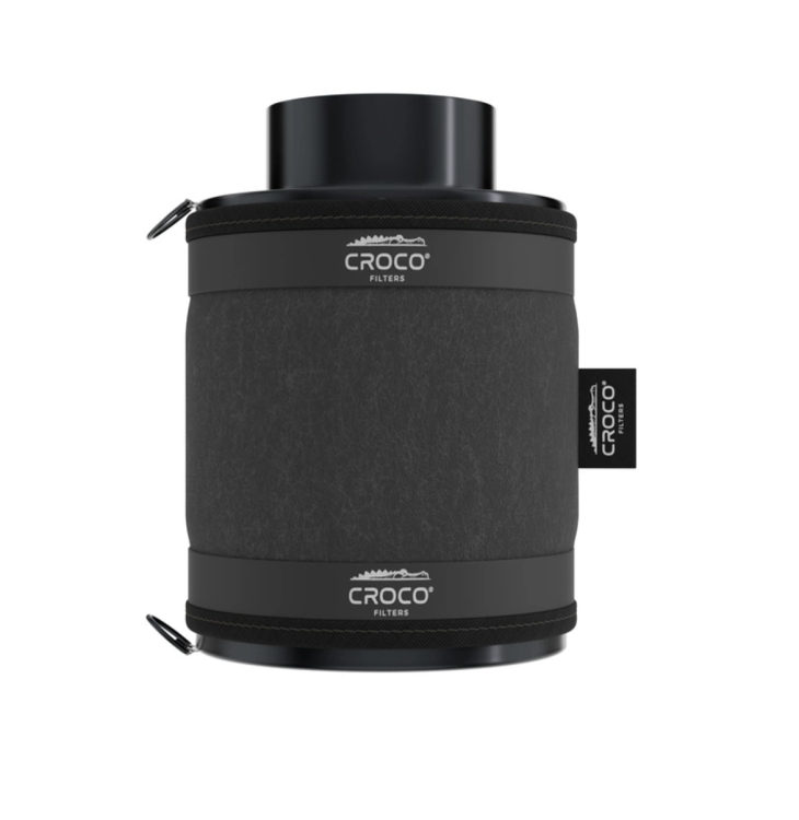 Croco Filters Black 160-240 m³/h fi 100mm - filtr węglowy do neutralizacji zapachów wstępny