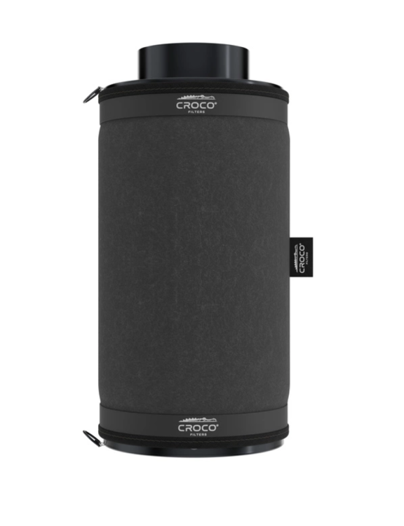 Croco Filters Black 360-480 m³/h fi 125mm - filtr węglowy do neutralizacji zapachów
