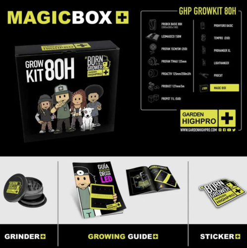 Garden HighPro GrowKit 80H– Kompletny Zestaw do Uprawy Indoor 80x80x180cm magic box