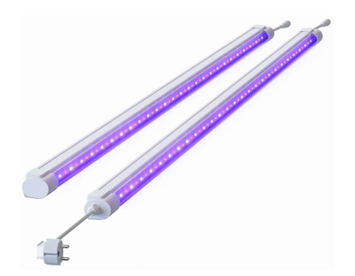 Lampa LED suplementująca UV + FR 2x25W