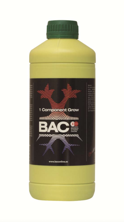BAC One Component Soil Grow – Nawóz do wzrostu dla upraw glebowych NPK 7-1-4 1L