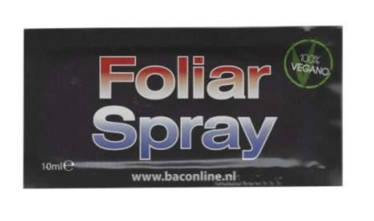 BAC Foliar Nutrition Odżywka dolistna wzmacniająca odporność roślin i pobudzająca fotosyntezę 10ml