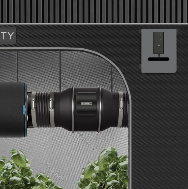 CLOUDLINE PRO S10 – Cichy Wentylator Kanałowy 250 mm 2040 m3 z kontrolerem prędkości  podłączenie