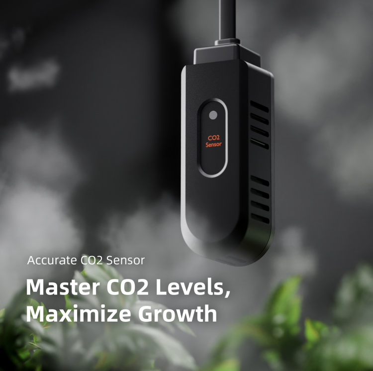SensorPro Spider Farmer GGS CO₂ PAR zestaw czujników do growboxa dwutlenek