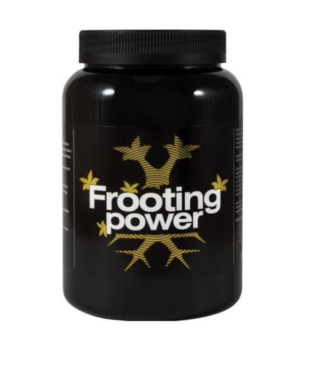 Słoik nawozu BAC Frooting Power z fioletową etykietą, oznaczenie 325 g, opakowanie proszkowe.