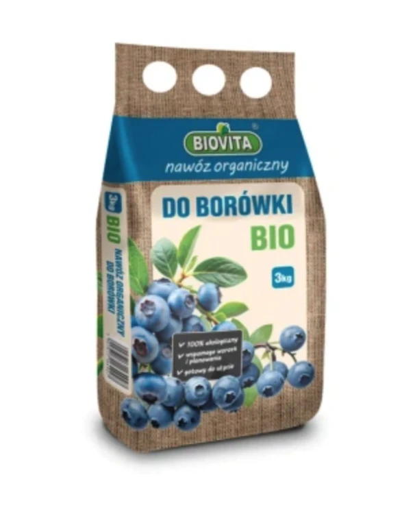 Biovita nawóz organiczny do borówki BIO 3 kg