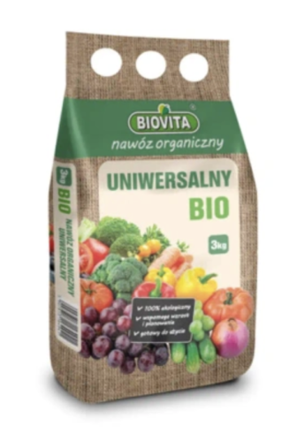 Biovita nawóz organiczny uniwersalny BIO 3 kg
