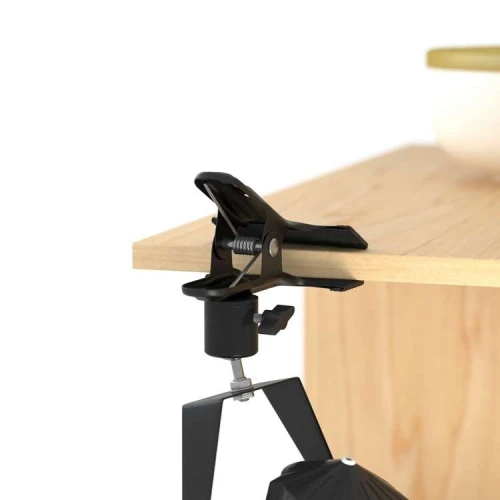 VERTICANA® Clip Holder CZARNY — Oprawa E27 na klips z kablem 2m i włącznikiem