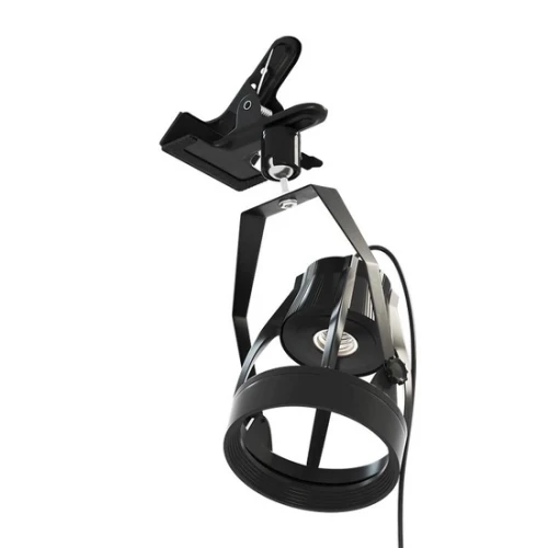 VERTICANA® Clip Holder CZARNY — Oprawa E27 na klips z kablem 2m i włącznikiem