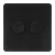 VERTICANA® WALL DIMMER 2-WAY BLACK - czarny ściemniacz ścienny podwójny, 400W do lamp LED