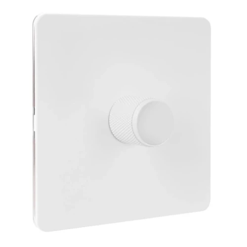 VERTICANA® WALL DIMMER 1-WAY WHITE - biały ściemniacz ścienny pojedynczy, 400W do lamp LED