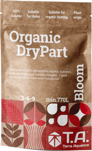 Terra Aquatica GHE Organic DryPart Bloom - organiczny nawóz w proszku na fazę kwitnienia roślin