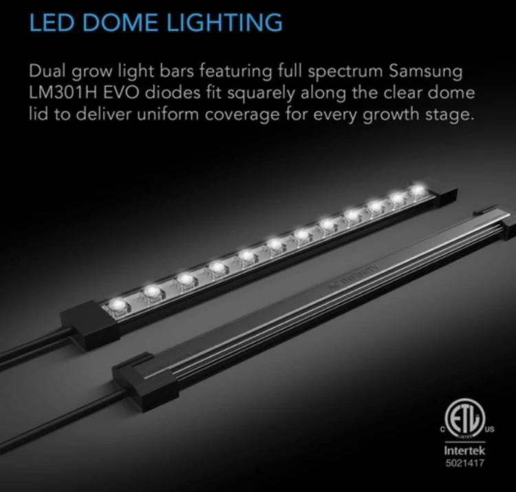 AC Infinity Propagator Premium – listwy LED Samsung LM301H EVO pełne spektrum
