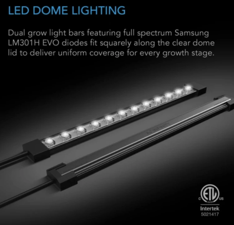 AC Infinity Propagator Premium – listwy LED Samsung LM301H EVO pełne spektrum