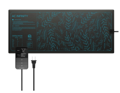 AC Infinity SUNCORE H - mata grzewcza do sadzonek z cyfrowym termostatem, wodoodporna