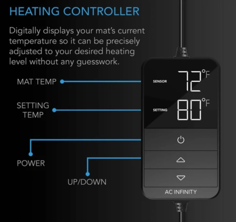 AC Infinity SUNCORE H – cyfrowy sterownik temperatury z wyświetlaczem