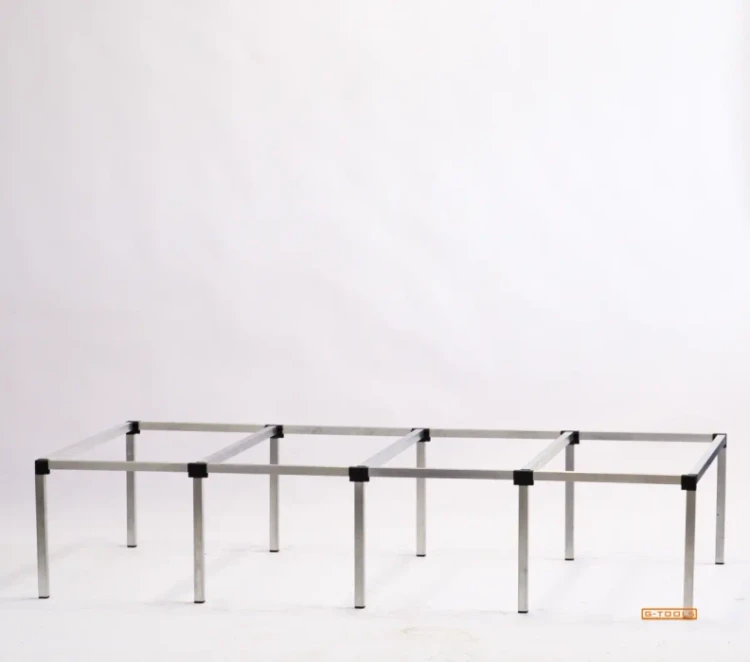 G-Tools stół uprawowy – aluminiowy stelaż na regulowanych nóżkach (sama rama)