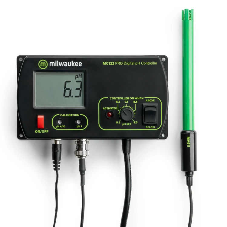Milwaukee MC122 PRO Kontroler pH - automatyczny regulator pH z dozowaniem CO2 i alarmem do hydroponiki