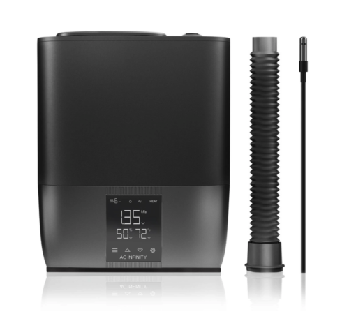 AC Infinity CLOUDFORGE T5 - ultradźwiękowy nawilżacz 9L 800 ml/h z UV-C, ciepła i zimna mgła oraz automatyką VPD