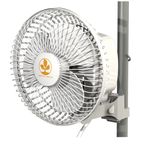 Secret Jardin Monkey Fan - wentylator mieszający 15 cm 16 W z uchwytem na rurki growboxa, cicha praca