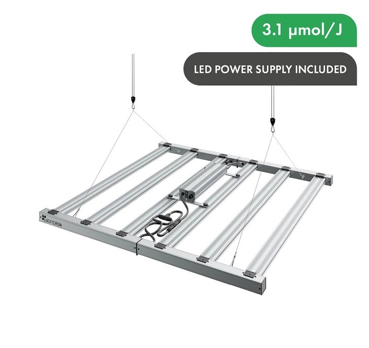 Lampa LED Luckygrow FLEX 720W 3,1 umol/J z zasilaczem