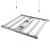 Lampa FLEX 720W podwieszona na linkach w growboxie