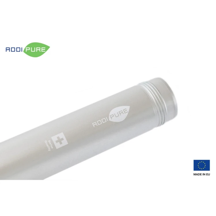 ADDIPURE Ekstraktor BHO/DHO 120x50 – zbliżenie gwintu i oznaczenia Swiss Quality