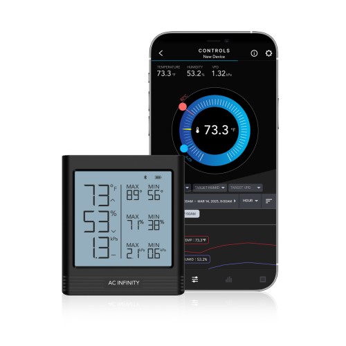 AC Infinity Smart Hygrometer B2 - termohigrometr z aplikacją Bluetooth