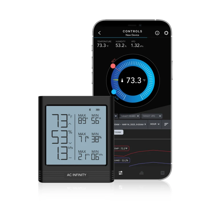 AC Infinity Smart Hygrometer B2 - termohigrometr z aplikacją Bluetooth