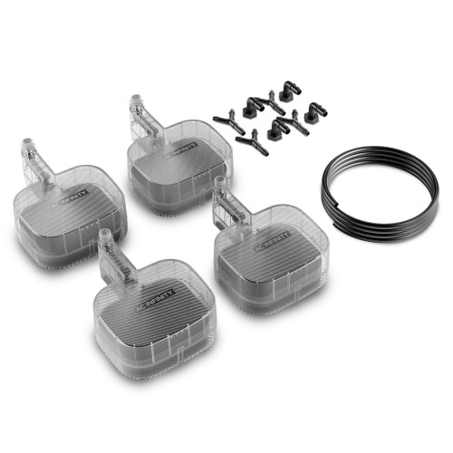 AC Infinity Auto-Fill Valve Kit - cztery zawory rozgałęźniki i wężyk