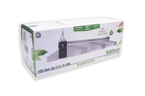 SANlight 100 Set 1.5 zestaw LED 400W na 100x100 cm