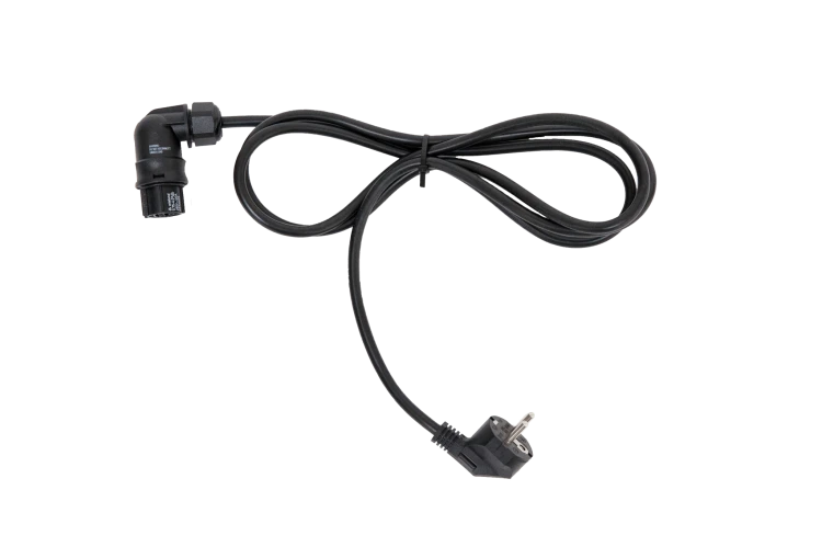SANlight kabel zasilający EU z wtykiem kątowym do opraw EVO