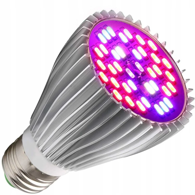 Żarówka grow LED E27 30W Heckermann MDA-PG03 pełne spektrum