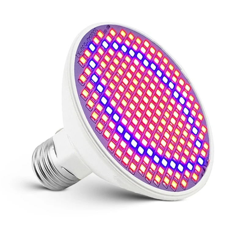 Żarówka LED do wzrostu roślin Heckermann 200LED 20W