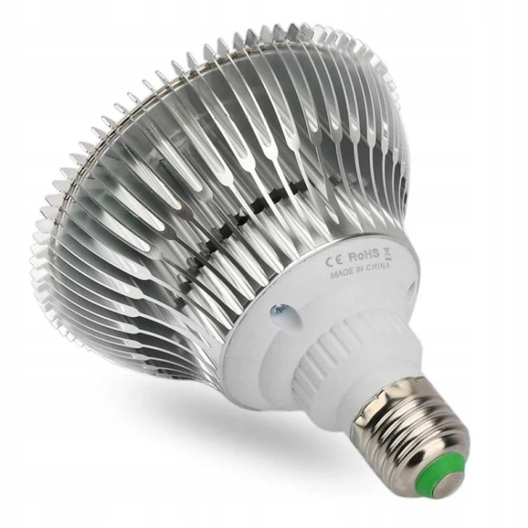 Aluminiowy radiator żarówki LED z gwintem E27