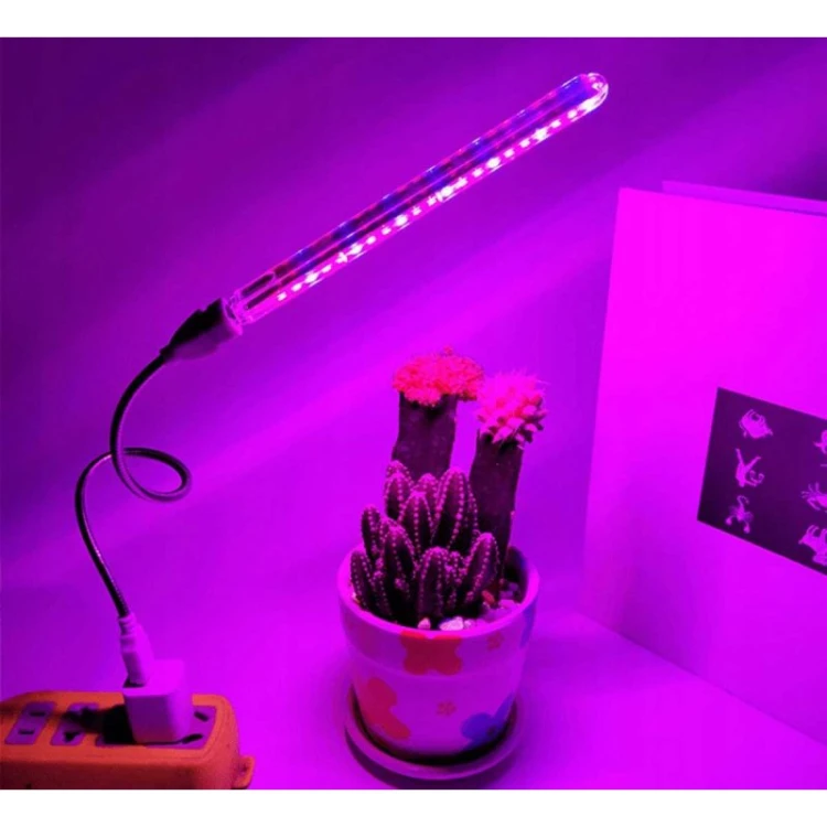 Lampka LED do roślin na biurku