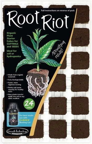 Root Riot - taca 24 kostek torfowych do ukorzeniania sadzonek